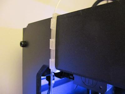 Replicator 2 bare filament side mount guide