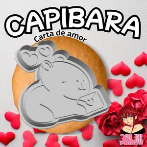 Capibara Valentine's Day Letter