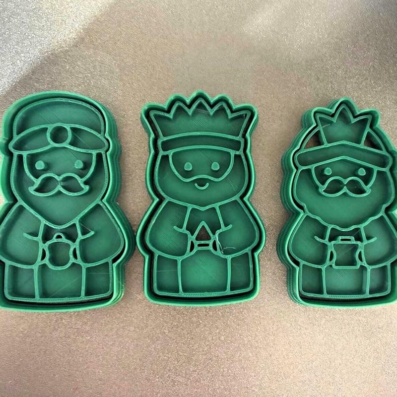 Three Wise Men Melchior, Gaspar and Balthazar Cookie Cutter