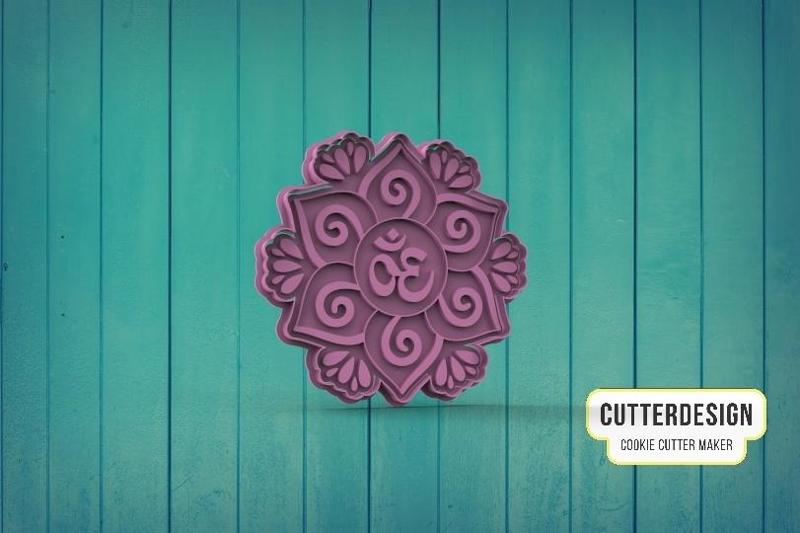 Mandala Om Cookie Cutter