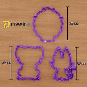 Mexican halloween cookie cutter kit