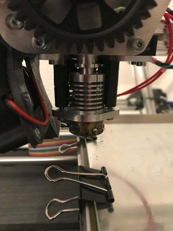 K8200 Hotend 25mm Fan Mount