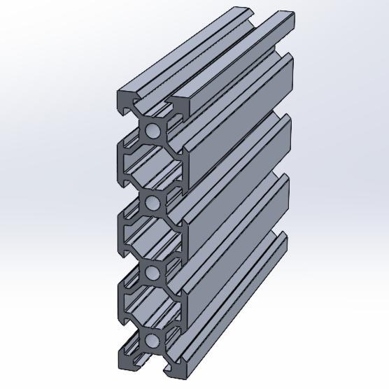 Structural profile V-Slot 20*80 grooves 6 mm