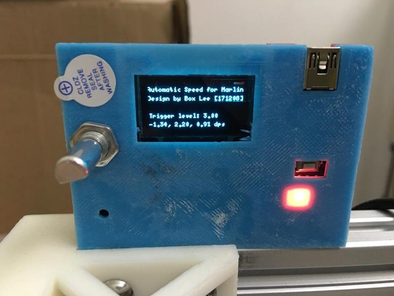 Automatic Speed for Marlin 3D Print