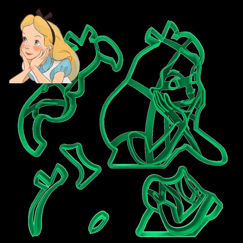 ALICE IN WONDERLAND CUTTER – 10cm