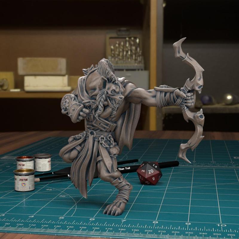 Gnoll Archer 01 [Pre-Supported]