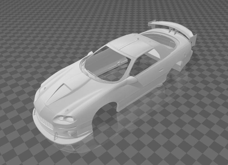 Chevrolet Camaro SS LM Race Car Shell Body - Divided Parts for Easy Printing