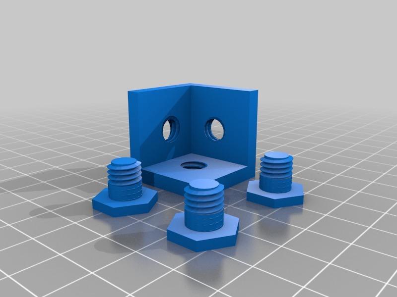 cabinet 4mm acrylic sheet corner joint 8mm screw