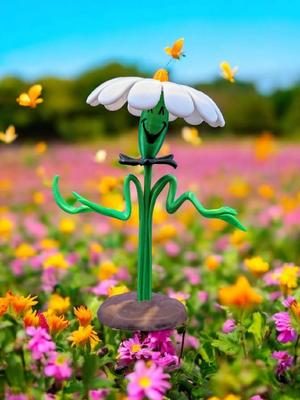 Alice in Wonderland daisy figurine