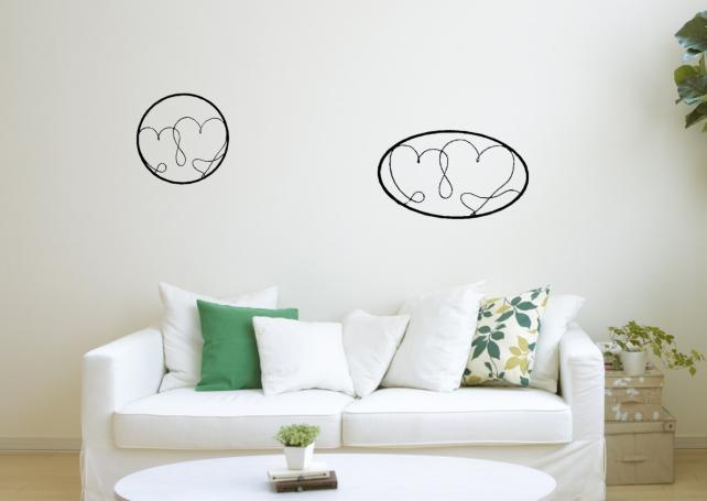 Fancy Thin hearts Wall decor #VALENTINEXCULTS