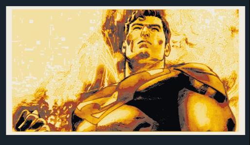 Superman 80s hueforge