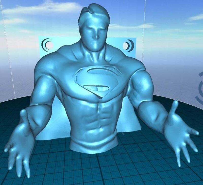 Superman Wall Hanger for Quadcopter Guitar Backpack Hat Drone