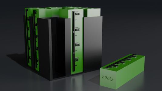 square style €uro money box
