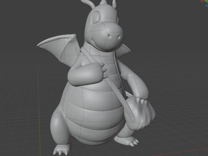 Life-Size Dragonite Pokémon 3D Model Part 2 