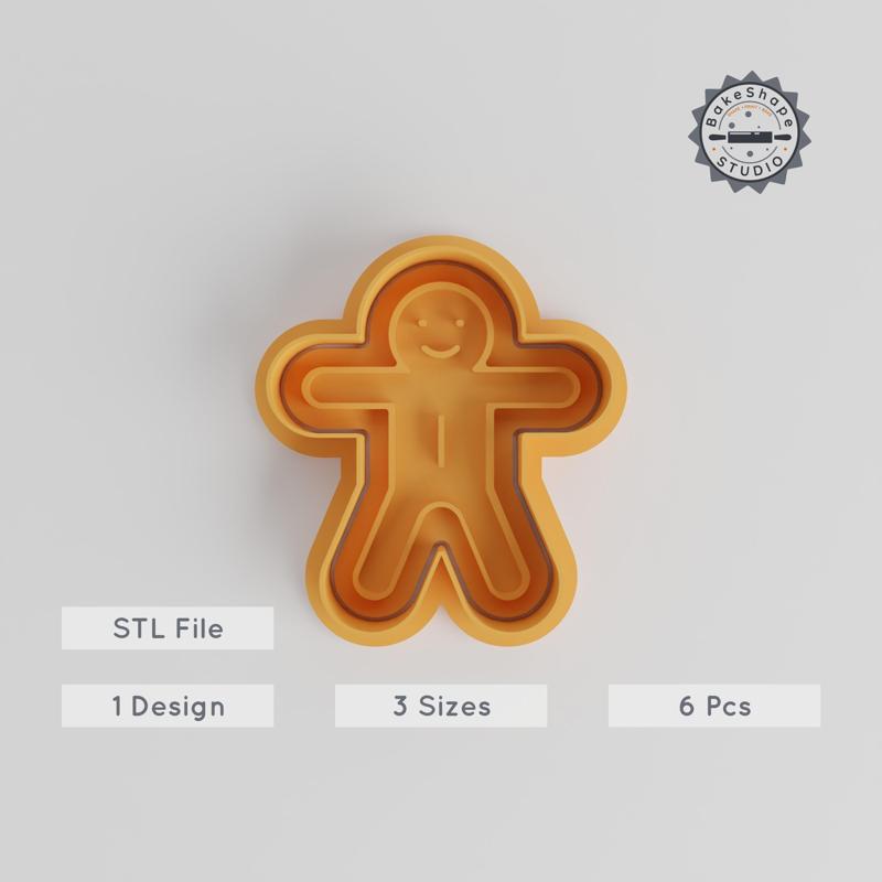 Teddy Bear Cookie Cutter & Stamp Set, 6 Pieces, S/M/L, Perfect for Cookies & Fondant PRODUCT_4976