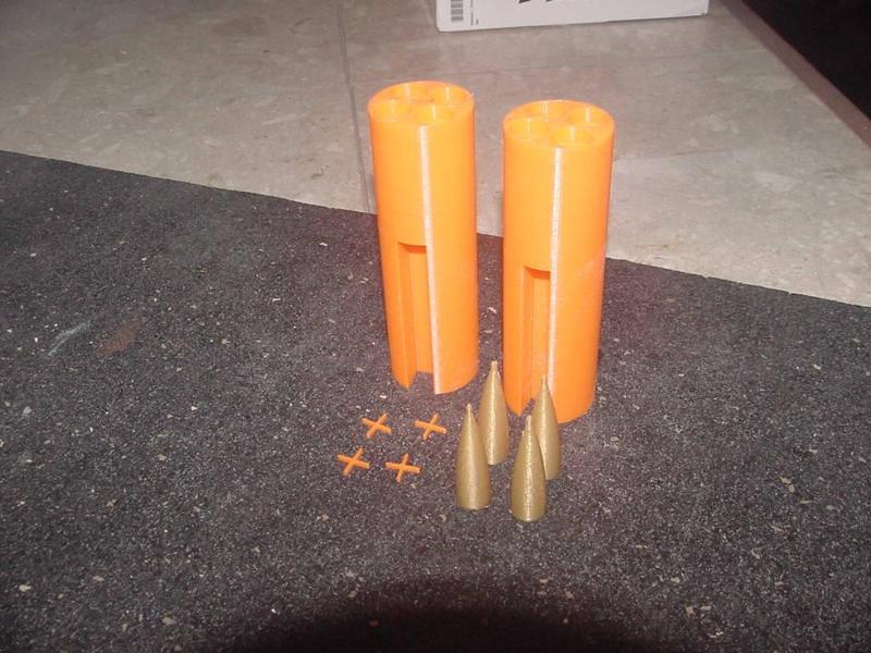 1/9 scale LAU-10 Rocket Launcher for Freewing A4 Skyhawk