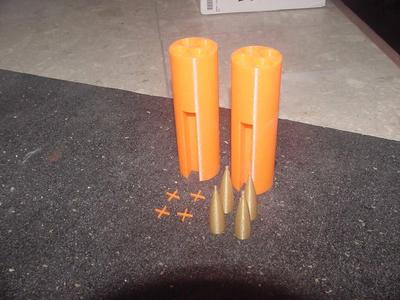 1/9 scale LAU-10 Rocket Launcher for Freewing A4 Skyhawk