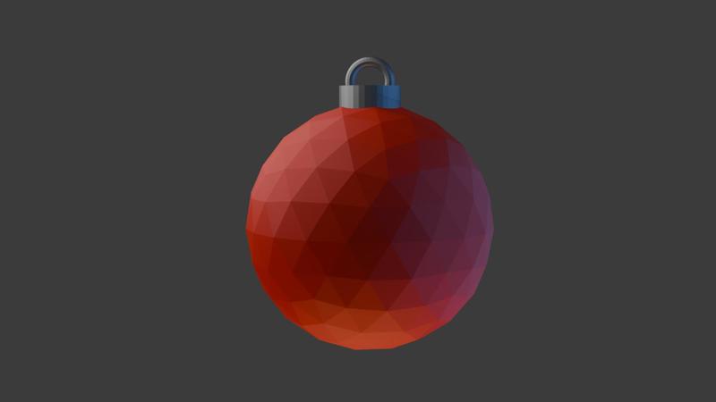 Modern Christmas ball