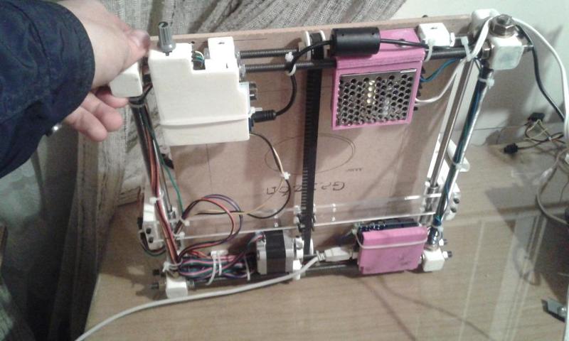 Laser engraver 190x190mm Full - 2 axis - Parts in STL