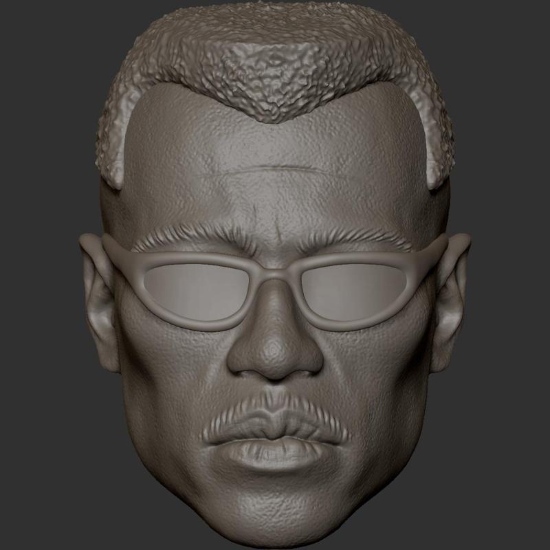 Blade-Wesley Snipes action figure head