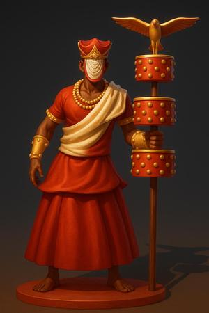 Oxalá Orisha Statue - 3D Printable Model