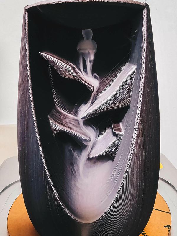 BACKFLOW INCENSE BURNER - Waterfall - automatic air freshener style