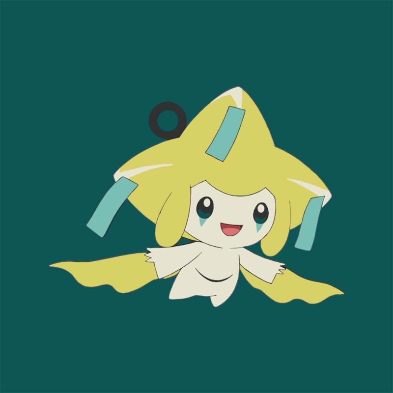 Jirachi - Pokemon Keychain or Ornament - Multicolor .3mf File