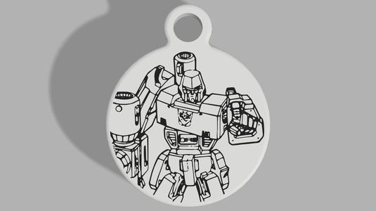 Transformers - Megatron Keyring