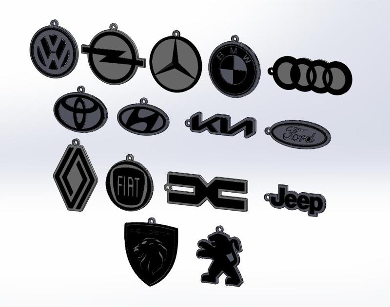 car key chain car logo