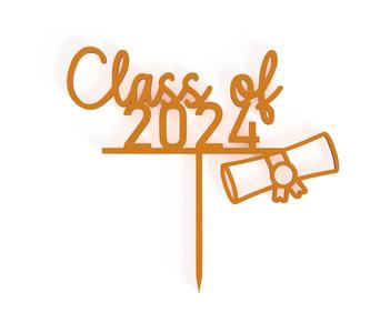 GRADUATION CAKE TOPPER 2024