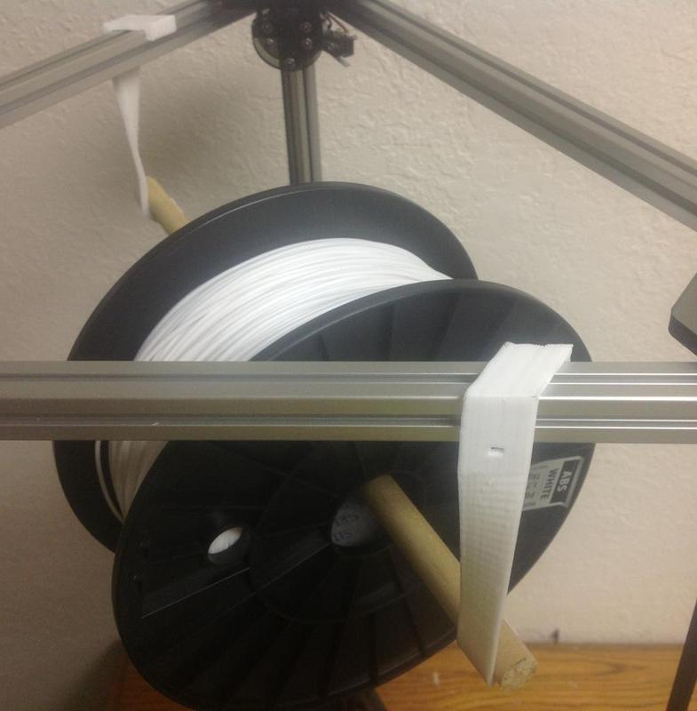 Parametric twisted underslung spool brackets
