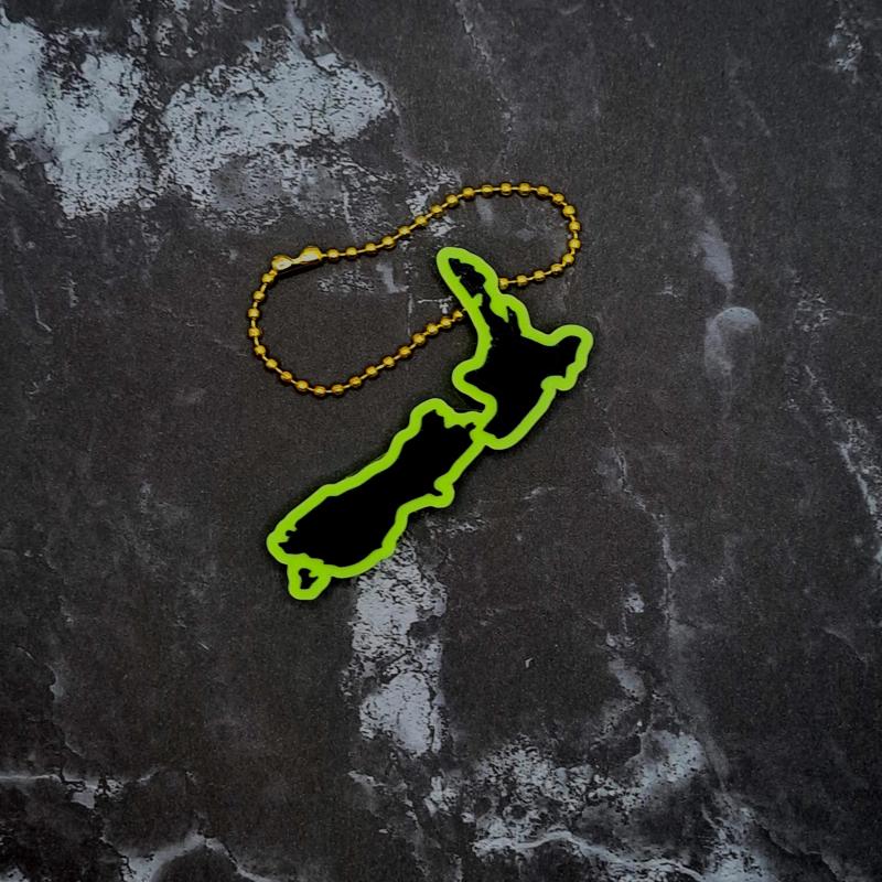 NZ Silhouette Keychain - JCreateNZ