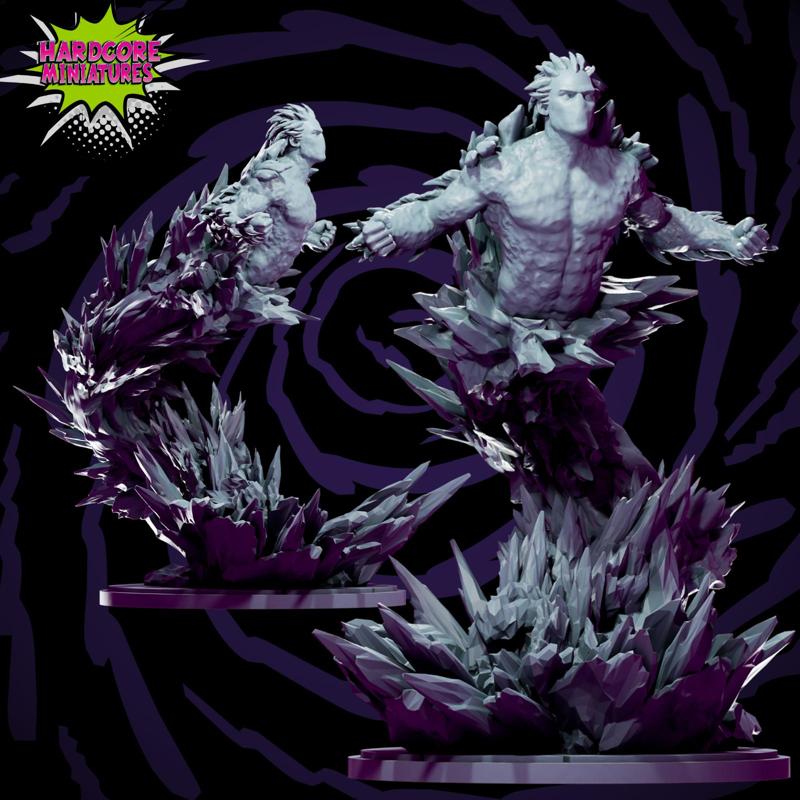 MARVEL CRISIS PROTOCOL ICEMAN AOA PRESUPPORTED INCLUDED