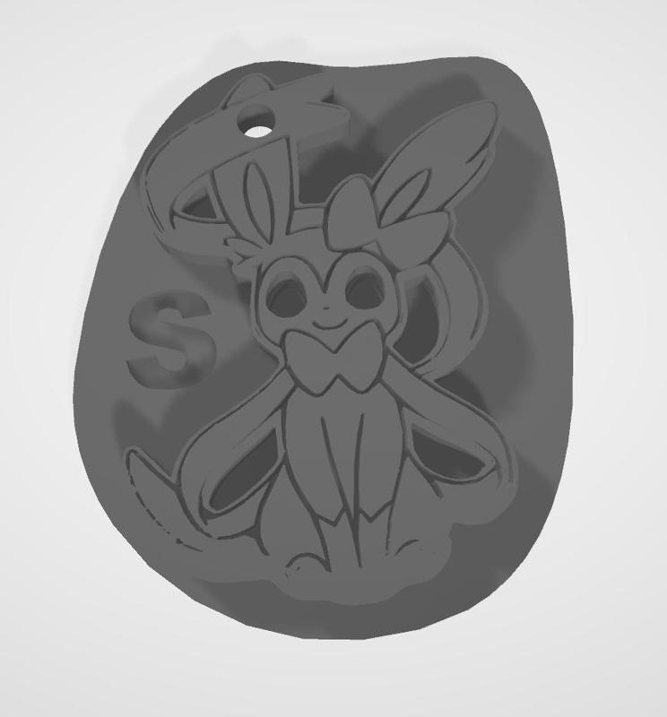 Sylveon 3D Keychain
