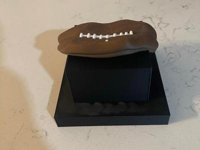 Flat Football last place fantasy football trophy 