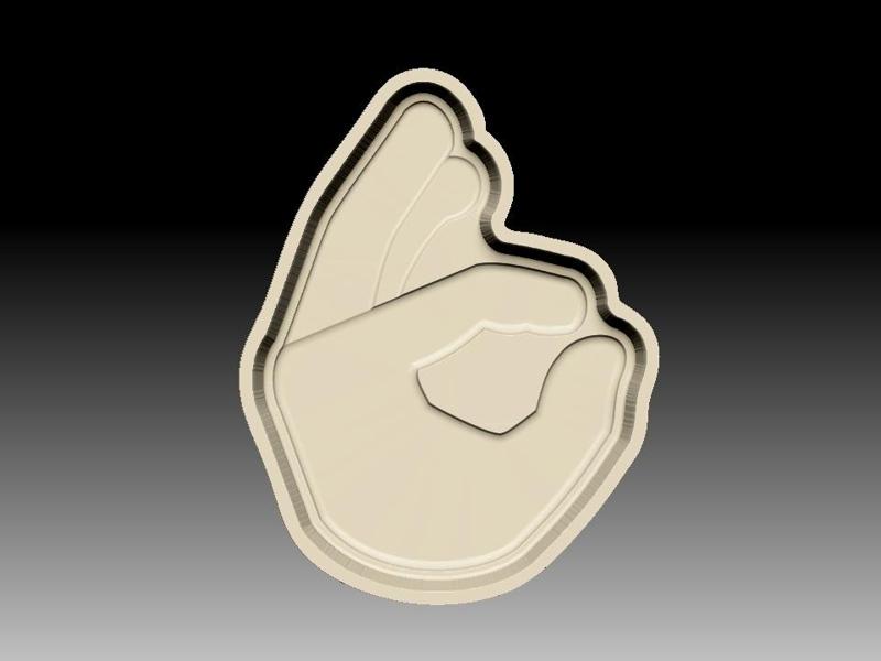 OK HAND EMOJI BATH BOMB MOLD