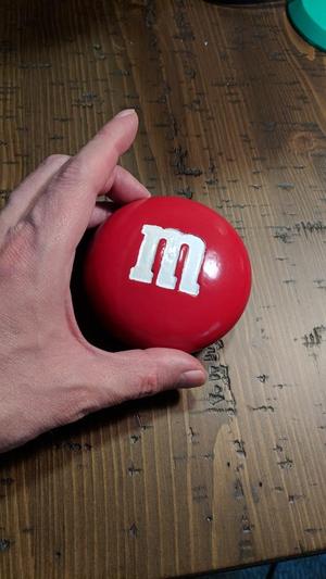 Giant 90mm diameter M&M candy