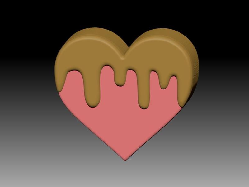 DRIPPY HEART SOLID SHAMPOO AND MOLD FOR SOAP PUMP