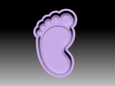 RIGHT BABY FOOT BATH BOMB MOLD