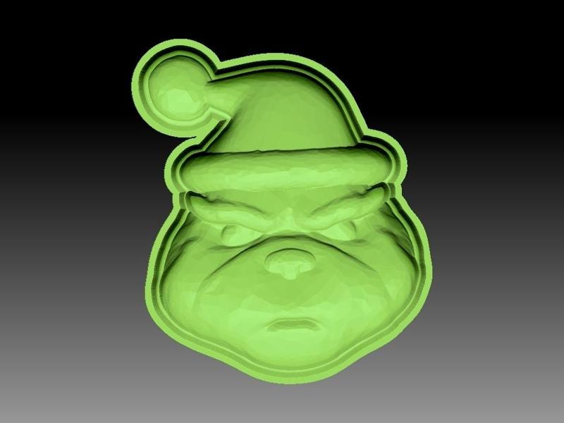 CHRISTMAS GRINCH BATH BOMB MOLD