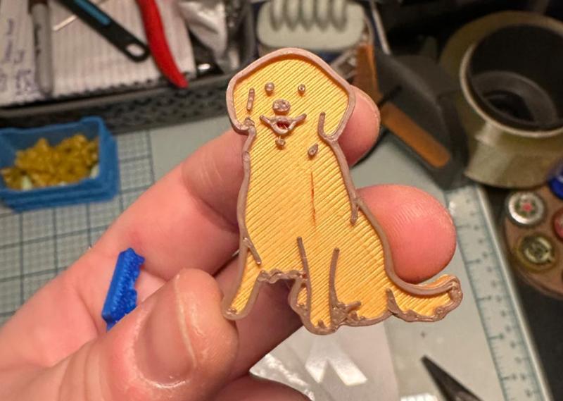 Golden Retriever Magnet