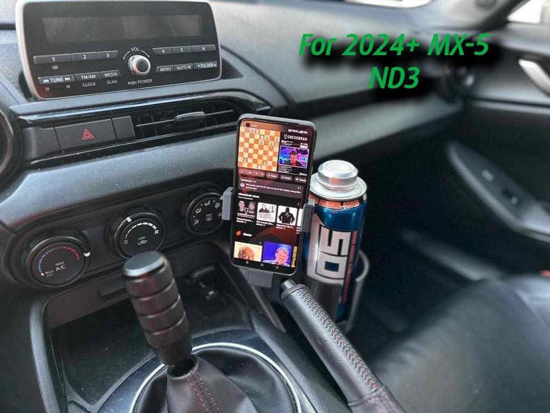 2024+ MX-5 ND3 Cupholder Phone Mount