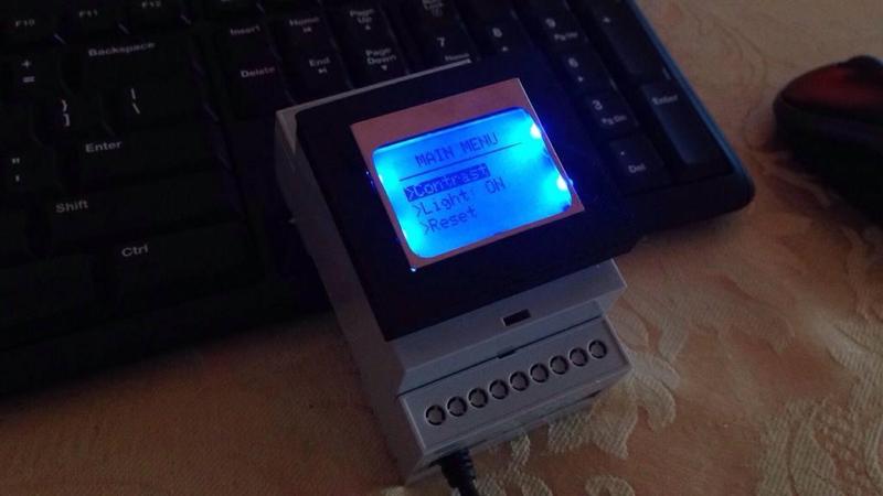 Nokia 5110 Screen mount for 3 Module Din Rail box