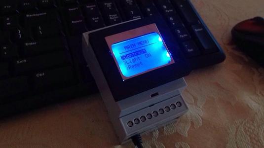 Nokia 5110 Screen mount for 3 Module Din Rail box