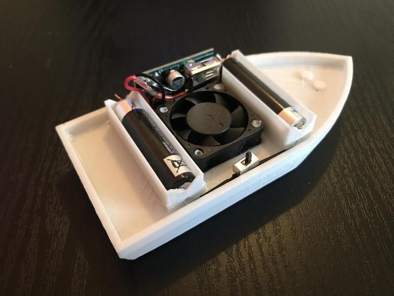 Fan Powered Jet Boat