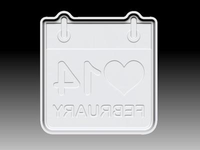 VALENTINE´S CALENDAR BATH BOMB MOLD