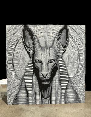 Anubis Hueforge Print