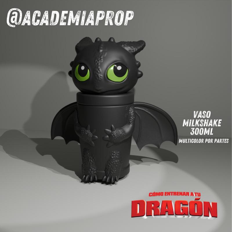 CHIMUELO-MILKSHAKE GLASS 300CC- MULTICOLOR