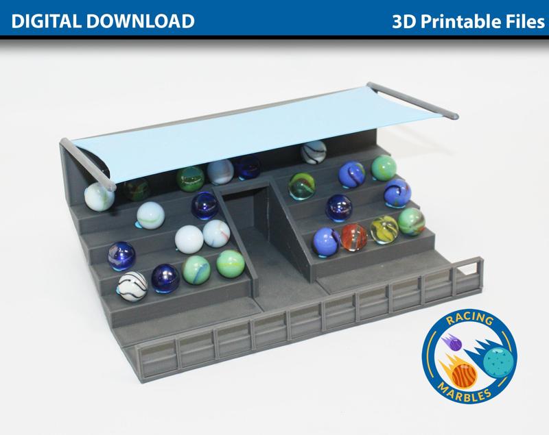 Stadium for Marble Sports Racing System - A Modular Marble Racetrack Toy - STEM Toy