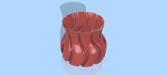 Vaso de Plantas Twisted (Plant Vase / Plant Pot)